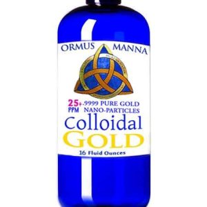 16 oz Organic Colloidal Gold 24k 99.99 ~ PURE Gold in distilled water